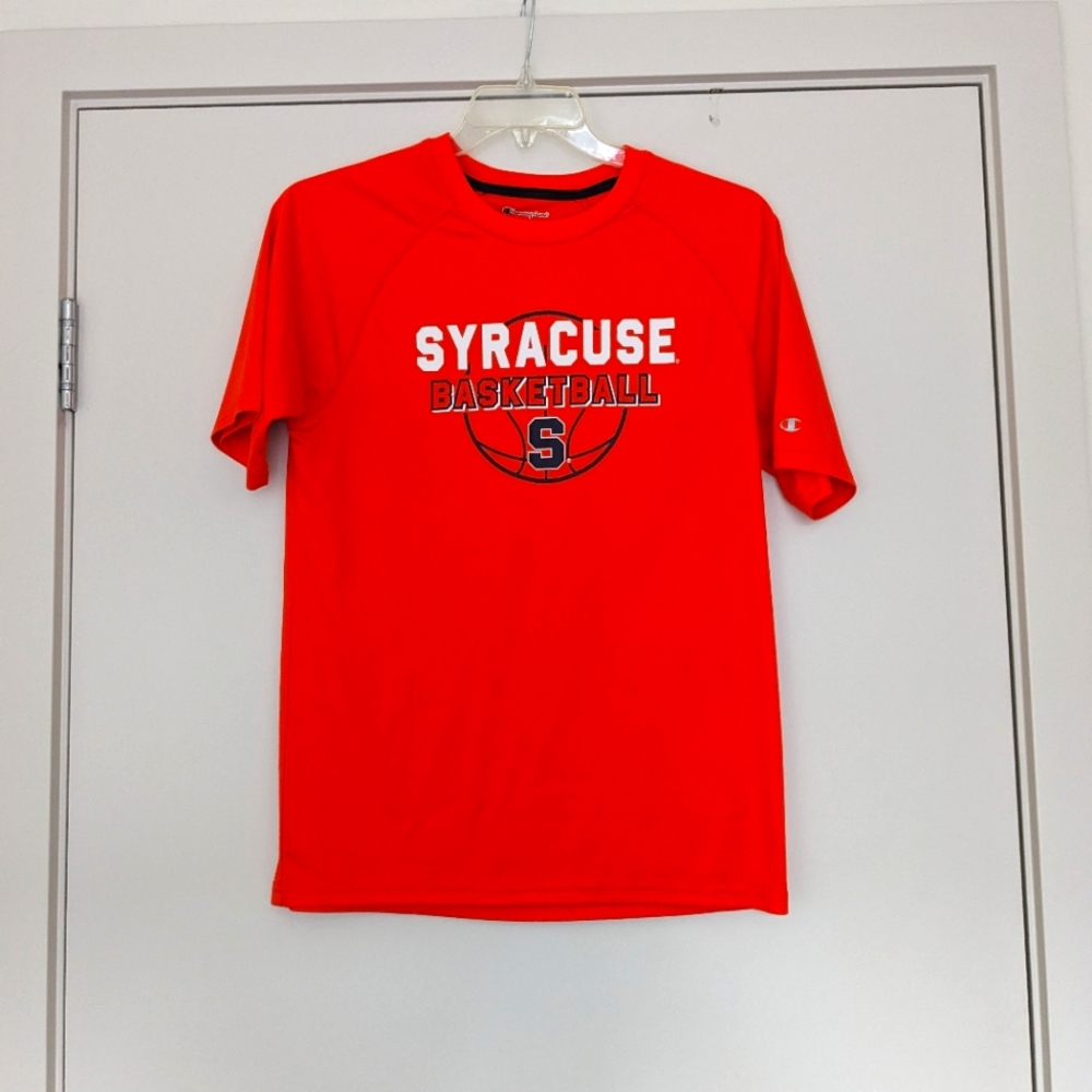 Orange Syracuse Basketball Tech Dry Fit Champion Shirt, Mens Medium